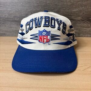 Vintage Dallas Cowboys Hat Cap Snapback Blue Diamond Logo Athletic NFL Pro Line